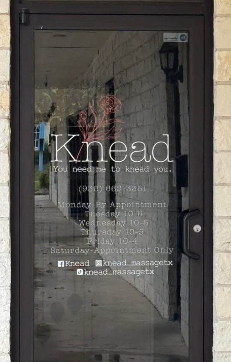 Knead Storefront Decal
