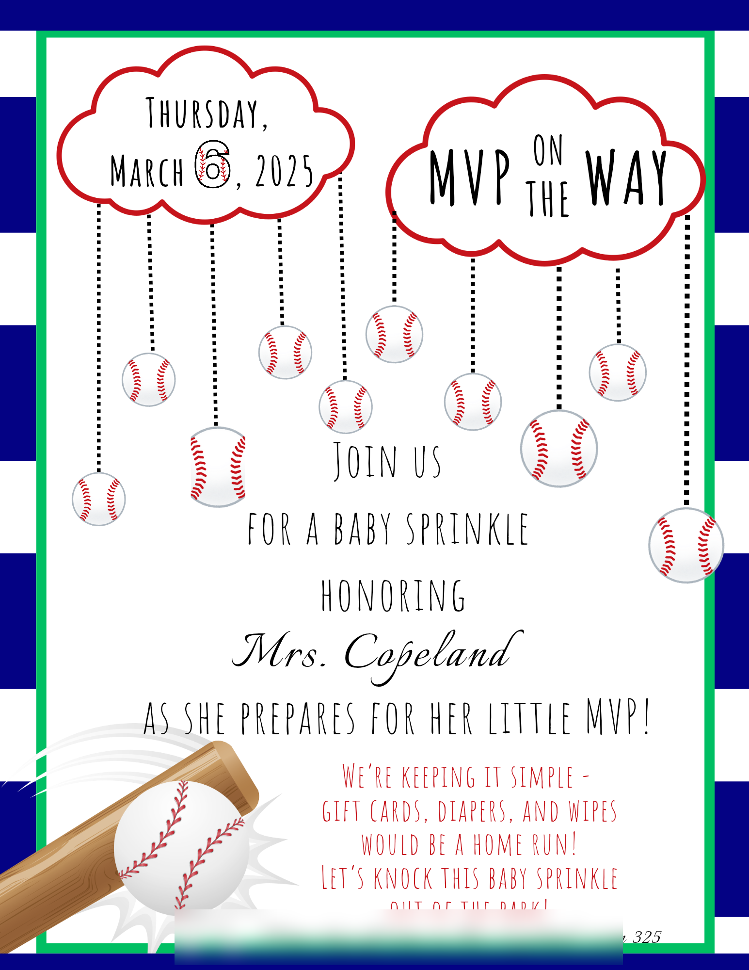 Baby Sprinkle Invite
